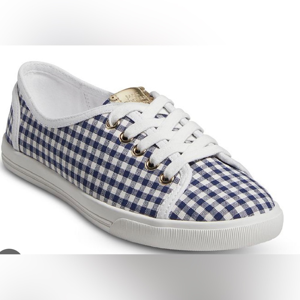 NWOT Jack Rogers Women’s Ava Gingham Canvas Low Top Sneakers Size 9